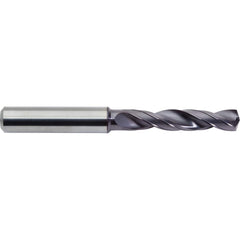 M.A. Ford - Screw Machine Length Drill Bits; Drill Bit Size (Decimal Inch): 0.2500 ; Drill Bit Size (Inch): 1/4 ; Drill Point Angle: 142 ; Drill Bit Material: Carbide ; Drill Bit Finish/Coating: ALtima? Plus ; Flute Type: Helical - Exact Tool & Supply