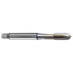 M10x1.5 6H 3-Flute Cobalt Blue Ring Spiral Point Plug Tap-Bright - Exact Tool & Supply