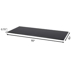 JHC Fabrication - Workbench & Workstation Accessories; Type: Workbench Top ; For Use With: Workbench ; Height: 3/4 (Inch); Width (Inch): 30 ; Material: Workbench Top ; Color: Black - Exact Tool & Supply