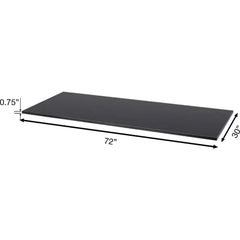 JHC Fabrication - Workbench & Workstation Accessories; Type: Workbench Top ; For Use With: Workbench ; Height: 3/4 (Inch); Width (Inch): 30 ; Material: Lab Grade Phenolic ; Color: Black - Exact Tool & Supply