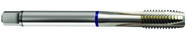 M16x2.0 6H 3-Flute Cobalt Blue Ring Spiral Point Plug Tap-Bright - Exact Tool & Supply