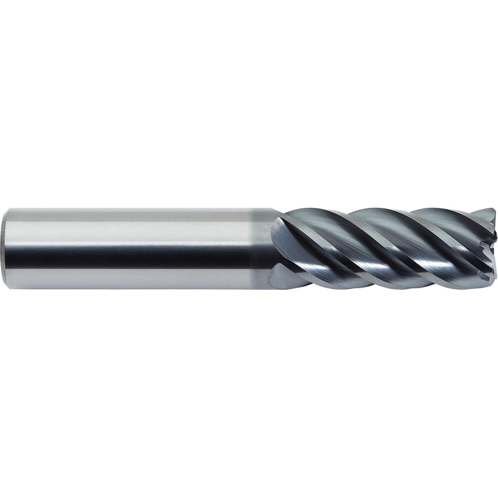 M.A. Ford - Corner Radius & Corner Chamfer End Mills; Mill Diameter (Inch): 5/16 ; Mill Diameter (Decimal Inch): 0.3125 ; End Type: Corner Radius ; Corner Radius (Inch): .015 ; Number of Flutes: 5 ; Material: Solid Carbide - Exact Tool & Supply