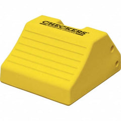 Checkers - Wheel Chocks Width (Inch): 15 Height (Inch): 10 - Exact Tool & Supply