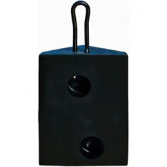 Checkers - Wheel Chocks Width (Inch): 8 Height (Inch): 5-1/2 - Exact Tool & Supply