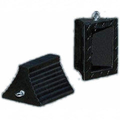 Checkers - Wheel Chocks Width (Inch): 8 Height (Inch): 6 - Exact Tool & Supply