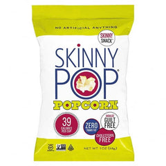SkinnyPop Popcorn - Snacks, Cookies, Candy & Gum Breakroom Accessory Type: Popcorn Breakroom Accessory Description: Popcorn, Original, 1 oz Bag, 12/Carton - Exact Tool & Supply