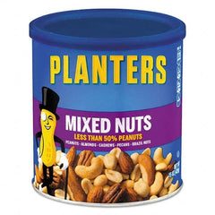 Planters - Snacks, Cookies, Candy & Gum Breakroom Accessory Type: Nuts Breakroom Accessory Description: Mixed Nuts, 15 oz Can - Exact Tool & Supply