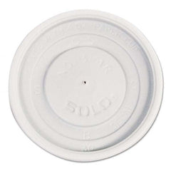 DART - Polystyrene Vented Hot Cup Lids, 4 oz Cups, White, 100/Pack, 10 Packs/Carton - Exact Tool & Supply