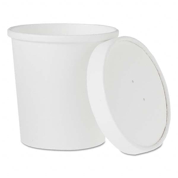 DART - Flexstyle Double Poly Food Combo Pack, 16 oz, White, 25/Pack, 10 Packs/Carton - Exact Tool & Supply