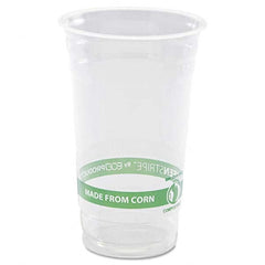 ECO PRODUCTS - GreenStripe Renewable & Compostable Cold Cups - 24 oz, 50/PK, 20 PK/CT - Exact Tool & Supply