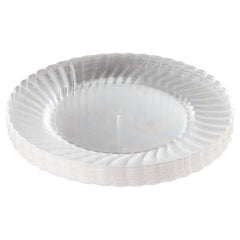 WNA - Classicware Plastic Plates, 9" Diam, Clear, 12 Plates/Pack, 15 Packs/Carton - Exact Tool & Supply