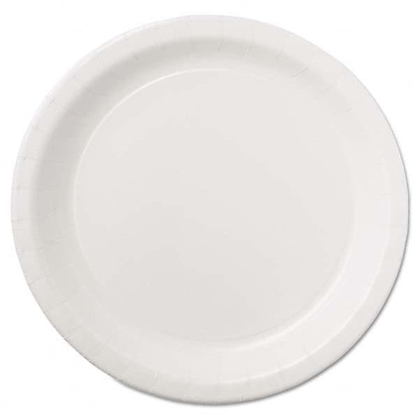 Hoffmaster - Coated Paper Dinnerware, Plate, 9", White, 50/Pack, 10 Packs/Carton - Exact Tool & Supply