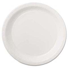 Hoffmaster - Coated Paper Dinnerware, Plate, 9", White, 50/Pack, 10 Packs/Carton - Exact Tool & Supply