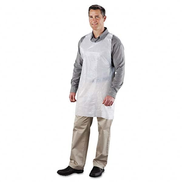 Royal Paper - Disposable & Chemical Resistant Aprons Garment Style: Bib Apron Garment Type: NonChemical Resistant - Exact Tool & Supply