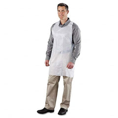 Royal Paper - Disposable & Chemical Resistant Aprons Garment Style: Bib Apron Garment Type: NonChemical Resistant - Exact Tool & Supply