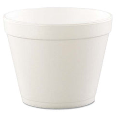 DART - Foam Containers, Foam, 24 oz, White, 25/Bag, 20 Bags/Carton - Exact Tool & Supply