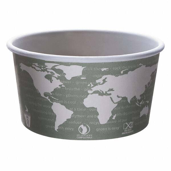 ECO PRODUCTS - World Art Renewable and Compostable Food Container, 12 oz, Green, 25/Pack, 20 Packs/Carton - Exact Tool & Supply