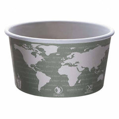 ECO PRODUCTS - World Art Renewable and Compostable Food Container, 12 oz, Green, 25/Pack, 20 Packs/Carton - Exact Tool & Supply