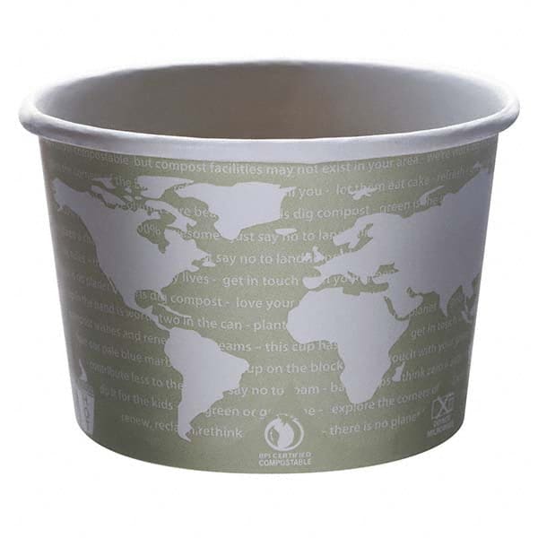 ECO PRODUCTS - World Art Renewable and Compostable Food Container, 16 oz, Seafoam, 25/Pack, 20 Packs/Carton - Exact Tool & Supply