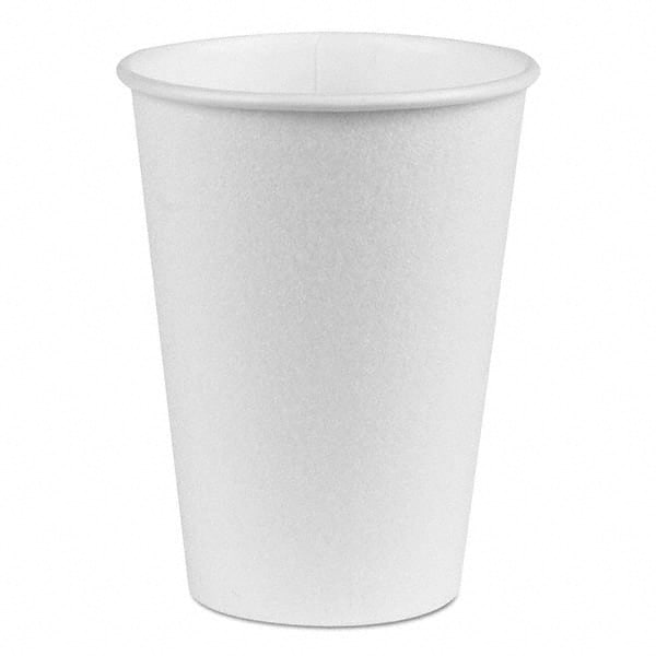 Dixie - PerfecTouch Hot/Cold Cups, 12 oz, White, 50/Bag, 20 Bags/Carton - Exact Tool & Supply