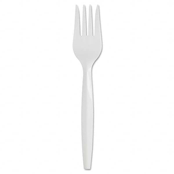 Dixie - SmartStock Plastic Cutlery Refill, 5.8in, Fork, White, 40/Pack, 24 Packs/Case - Exact Tool & Supply