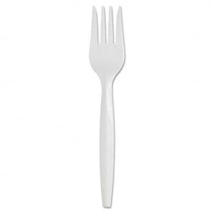 Dixie - SmartStock Plastic Cutlery Refill, 5.8in, Fork, White, 40/Pack, 24 Packs/Case - Exact Tool & Supply
