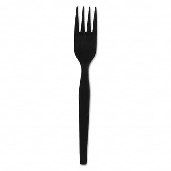 Dixie - SmartStock Plastic Cutlery Refill, Forks, 6", Black, 40/Pack, 24 Packs/CT - Exact Tool & Supply