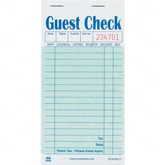 Royal Paper - Note Pads, Writing Pads & Notebooks Writing Pads & Notebook Type: Guest Book Size: 3-1/2 x 6-45/64 - Exact Tool & Supply