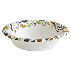 Boardwalk - Deerfield Printed Paper Bowl, 12 oz, Coated/Soak Proof, 125 Bowls/Pack, 8 Pks/Ct - Exact Tool & Supply