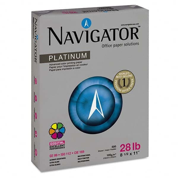 Navigator - Office Machine Supplies & Accessories Office Machine/Equipment Accessory Type: Copy Paper For Use With: Copiers; Fax Machines; Laser Printers - Exact Tool & Supply