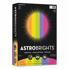 Astrobrights - Office Machine Supplies & Accessories Office Machine/Equipment Accessory Type: Card Stock For Use With: Copiers; Inkjet Printers; Laser Printers - Exact Tool & Supply