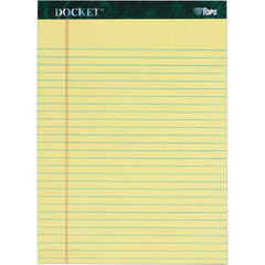 TOPS - Note Pads, Writing Pads & Notebooks Writing Pads & Notebook Type: Writing Pad Size: 8-1/2 x 11-3/4 - Exact Tool & Supply