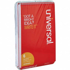 UNIVERSAL - Note Pads, Writing Pads & Notebooks Writing Pads & Notebook Type: Steno Book Size: 6 x 9 - Exact Tool & Supply