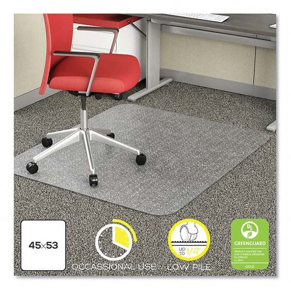 Deflect-o - Chair Mats Style: Straight Edge Shape: Rectangular - Exact Tool & Supply