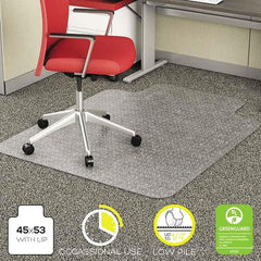 Deflect-o - Chair Mats Style: Straight Edge Shape: Rectangular - Exact Tool & Supply