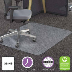 Deflect-o - Chair Mats Style: Straight Edge Shape: Rectangular - Exact Tool & Supply