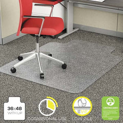 Deflect-o - Chair Mats Style: Straight Edge Shape: Rectangular - Exact Tool & Supply