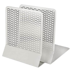 Artistic - Book Ends & Book Supports Clip Board Type: Bookends Size: 6-1/2 x 6-1/2 x 5-1/2 (Inch) - Exact Tool & Supply