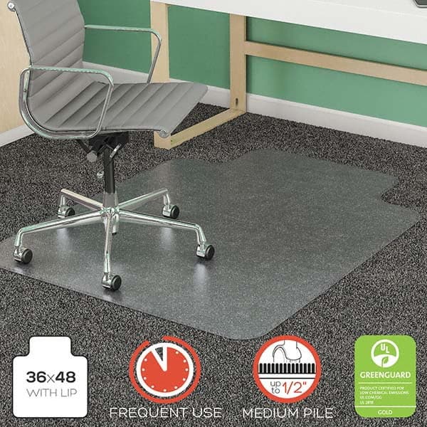 Deflect-o - Chair Mats Style: Beveled Edge Shape: Rectangular - Exact Tool & Supply