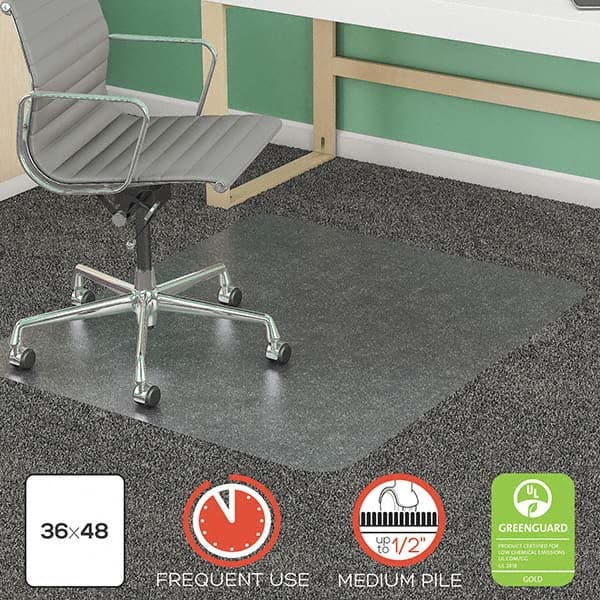 Deflect-o - Chair Mats Style: Straight Edge Shape: Rectangular - Exact Tool & Supply