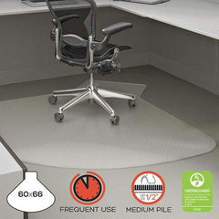 Deflect-o - Chair Mats Style: Straight Edge Shape: L-Shaped - Exact Tool & Supply