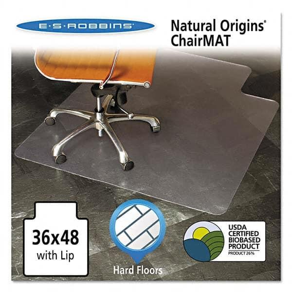ES Robbins - Chair Mats Style: Straight Edge Shape: Rectangular - Exact Tool & Supply