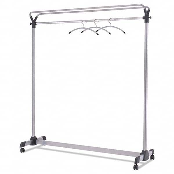 Alba - Coat Racks, Hooks & Shelving Type: Floor Rack Number of Hooks: 2 - Exact Tool & Supply