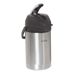 Bunn - Coffee, Tea & Accessories Breakroom Accessory Type: Carafe Breakroom Accessory Description: 2.5 Liter Lever Action Airpot - Exact Tool & Supply