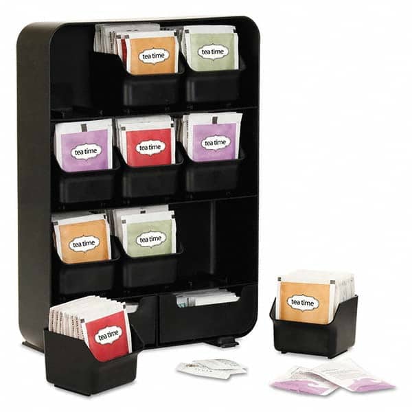 Mind Reader - Coffee, Tea & Accessories Breakroom Accessory Type: Tea Bag Holder Breakroom Accessory Description: Baggy Nine-Drawer Tea Bag and Accessory Holder - Exact Tool & Supply