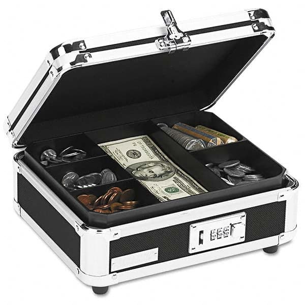 Vaultz - Compartment Storage Boxes & Bins Type: Cash Box Number of Compartments: 1.000 - Exact Tool & Supply