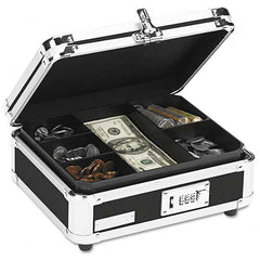 Vaultz - Compartment Storage Boxes & Bins Type: Cash Box Number of Compartments: 1.000 - Exact Tool & Supply