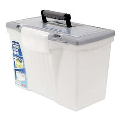 Storex - Compartment Storage Boxes & Bins Type: File Boxes-Portable Number of Compartments: 1.000 - Exact Tool & Supply