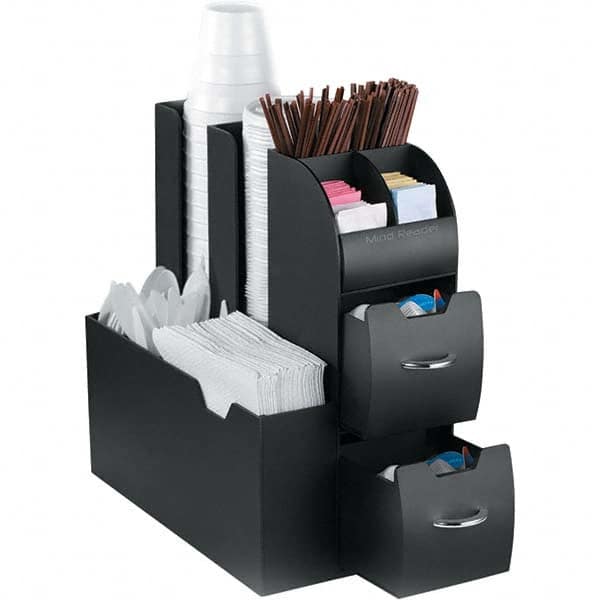 Mind Reader - Condiments & Dispensers Breakroom Accessory Type: Condiment Dispenser Breakroom Accessory Description: Coffee Condiment Caddy Organizer - Exact Tool & Supply
