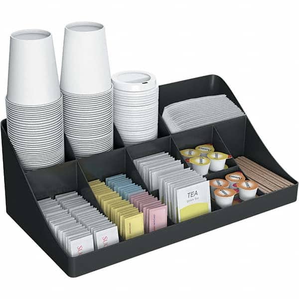 Mind Reader - Condiments & Dispensers Breakroom Accessory Type: Condiment Dispenser Breakroom Accessory Description: 11-Compartment Coffee Condiment Organizer - Exact Tool & Supply